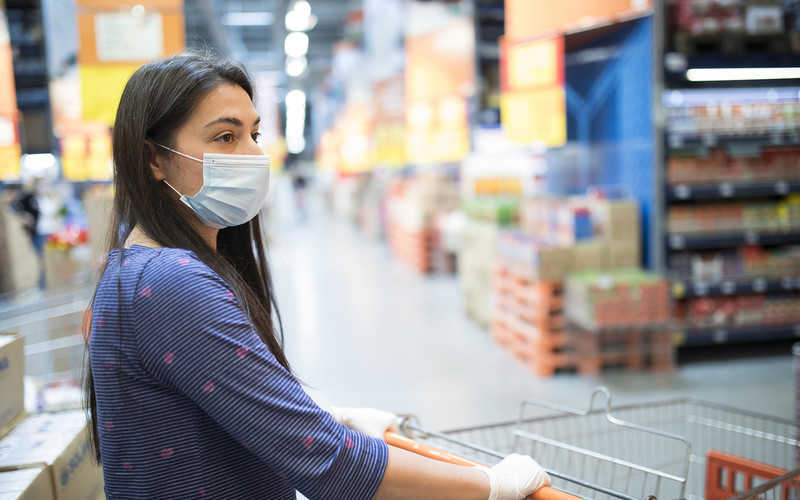 Shoppers made 2m fewer supermarket trips after face masks became mandatory in England