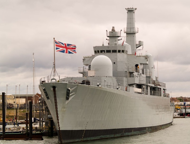 Britain and NATO escort Russian warships in sea near UK 