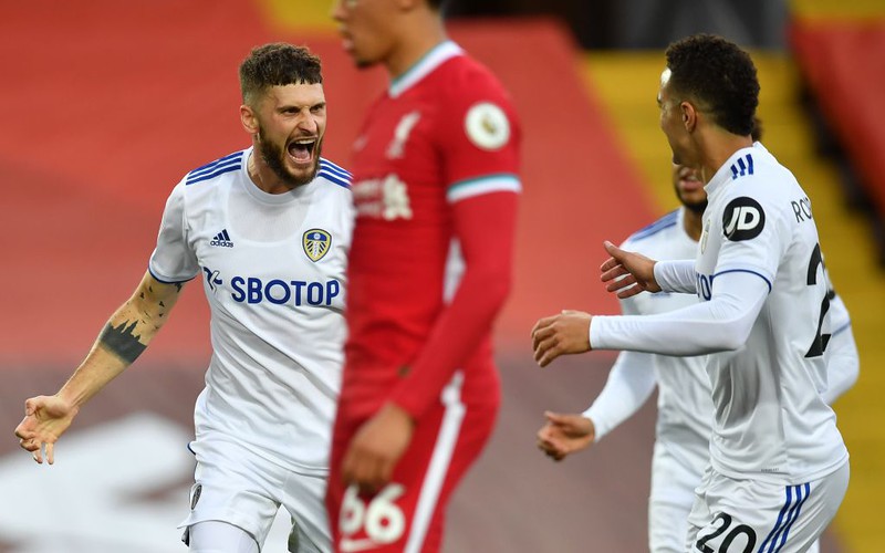 Gol Klicha dla Leeds w meczu z Liverpoolem