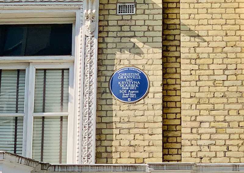  Blue plaque honour for Winston Churchill's favourite spy Christine Granville