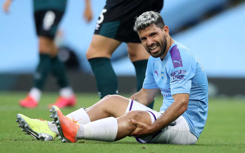 Sergio Aguero could be out for another two months as Pep Guardiola reveals knee injury troubles