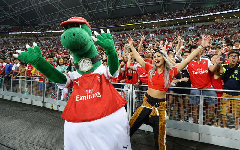 Arsenal fans outraged after club release beloved mascot Gunnersaurus