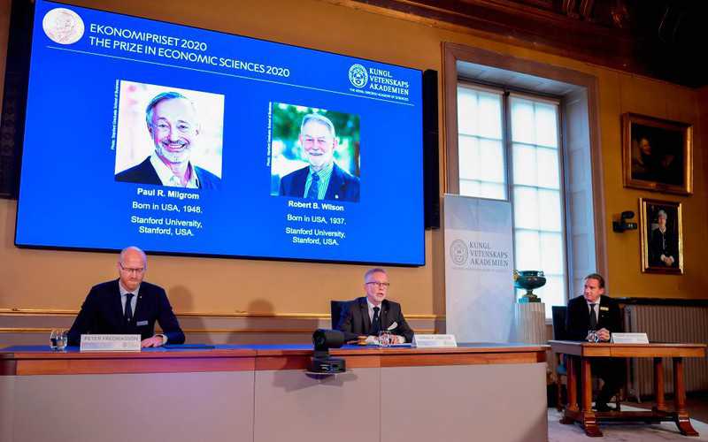 Americans Milgrom, Wilson win Nobel in economics for 'improvements to auction theory'