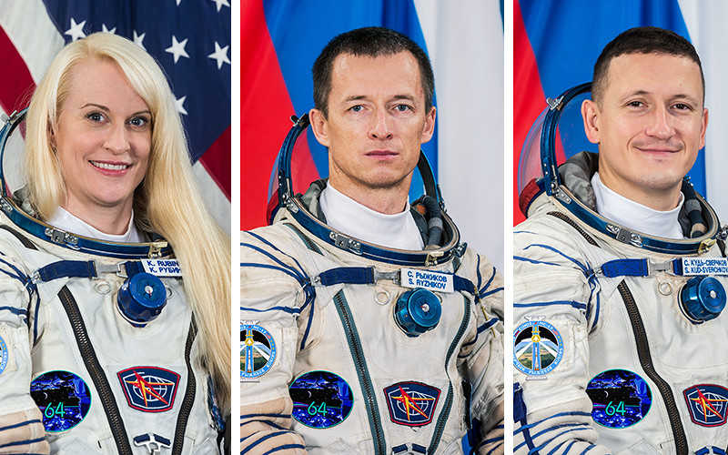 US astronaut, 2 Russian cosmonauts blast off for ISS