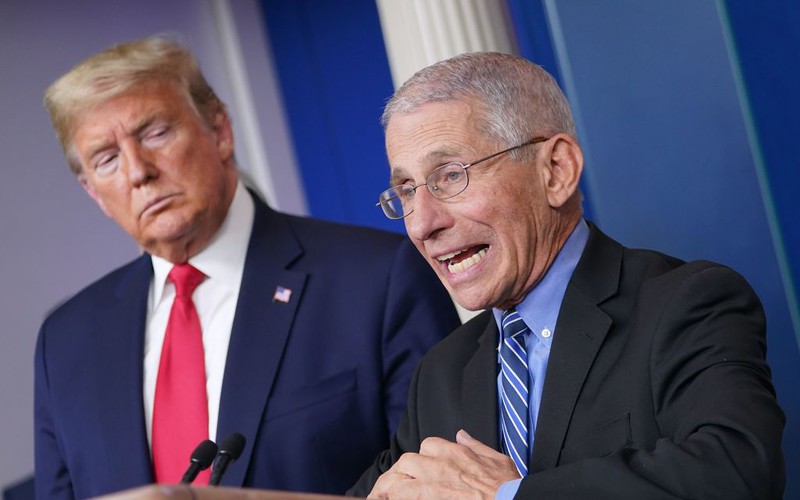 Trump says Americans 'tired of hearing Fauci and all these idiots' discuss Covid