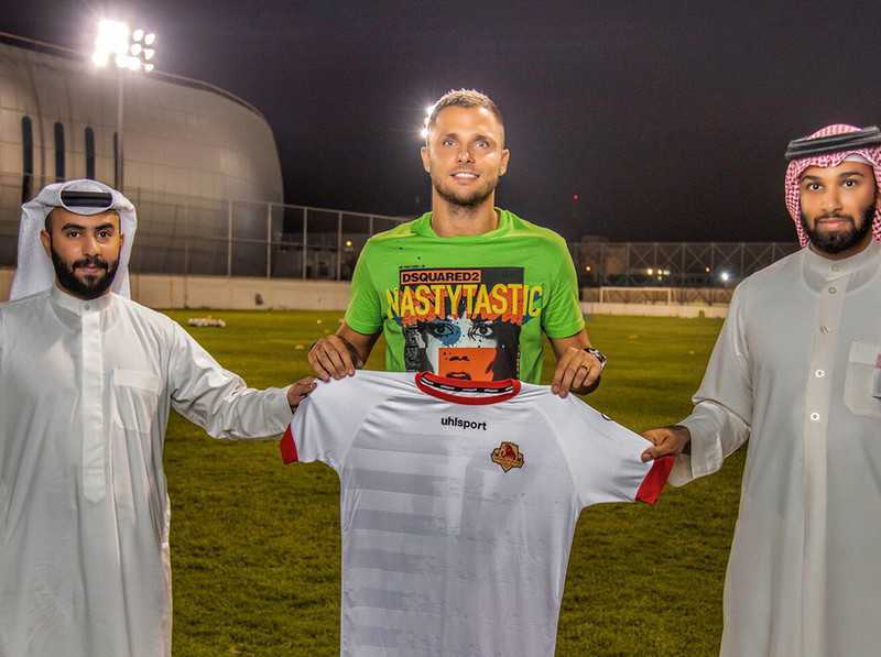 Łukasz Gikiewicz confirmed the transfer to the club from Bahrain