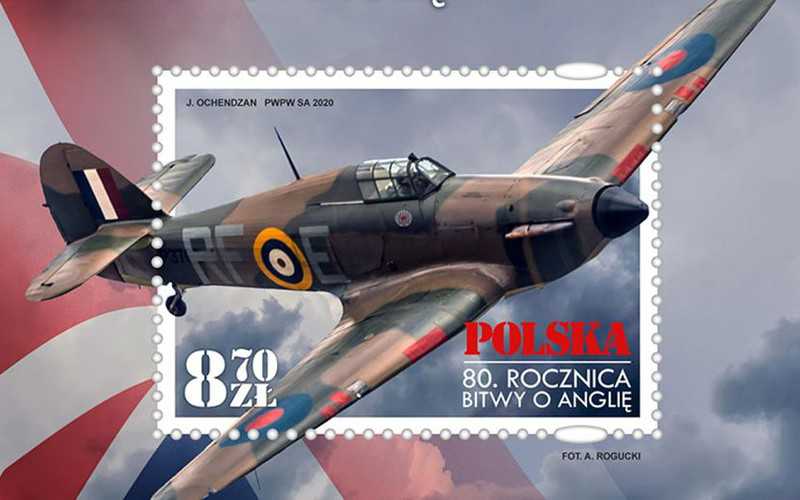 Poczta Polska upamiętniła znaczkiem 80. rocznicę Bitwy o Anglię