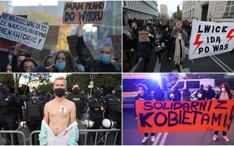 Foreign media and the EU comment on the protest of Polish women over abortion