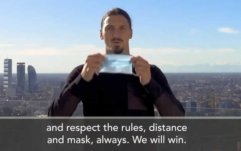 'You are not Zlatan, do not challenge the virus'
