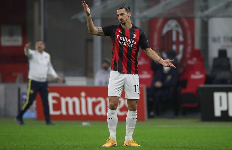 Milan 2-2 Verona: Zlatan Ibrahimovic misses another penalty before scoring stoppage-time equaliser