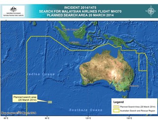 Dwa obiekty na Oceanie Indyjskim - czy to szczątki zaginionego samolotu? 