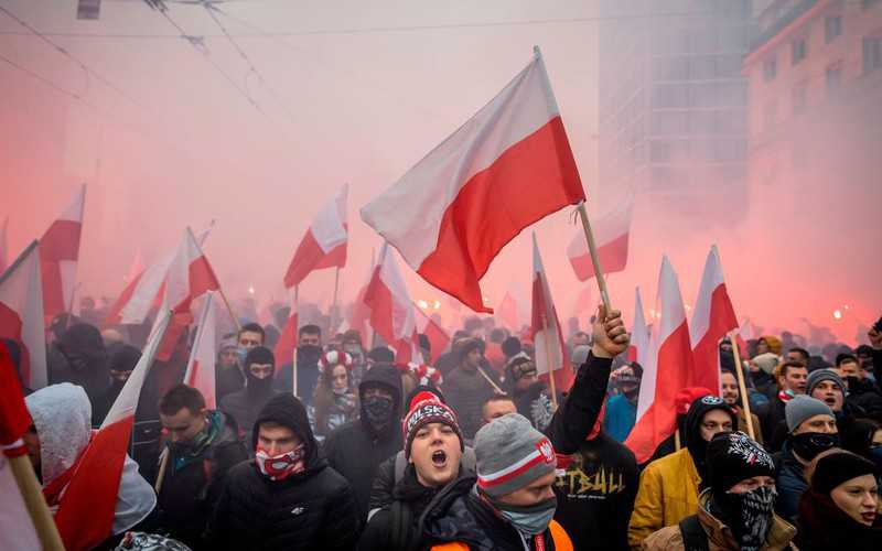 MSWiA opublikowało zapis monitoringu z Marszu Niepodległości w Warszawie