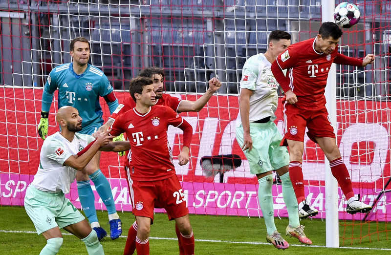 Remis Bayernu z Werderem, Lewandowski bez gola