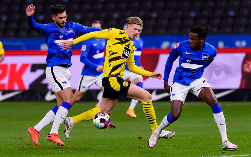 Golden Boy Erling Haaland hits four as five-star Borussia Dortmund crush Hertha Berlin