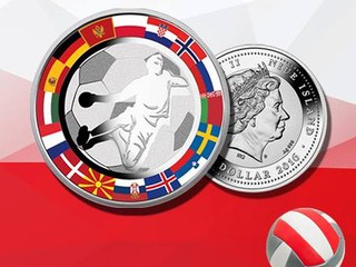 Coin for handball fans