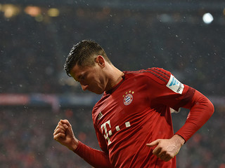 Lewandowski z dwoma golami dla Bayernu
