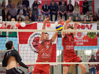 IBB Polonia volleyball players in  Volleyball England NVL Cup