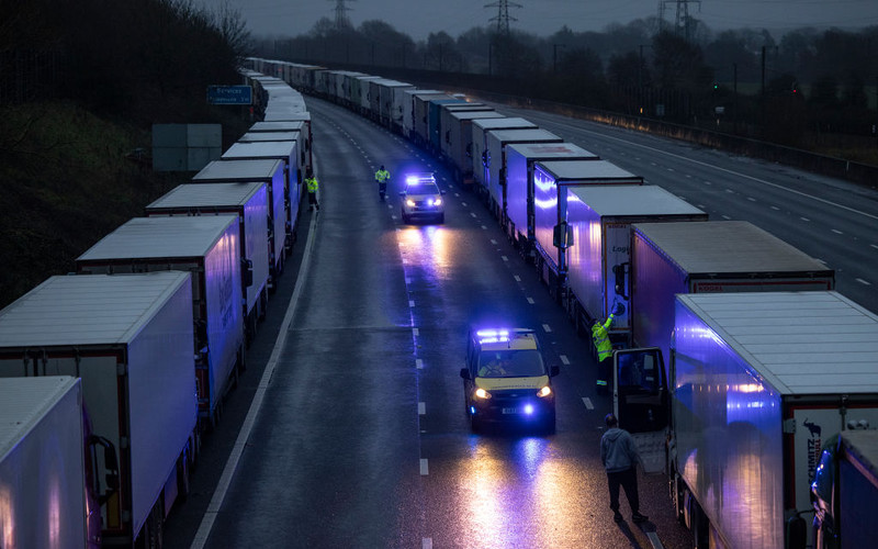 Lorry drivers fear being stuck in Dover for Christmas as borders close