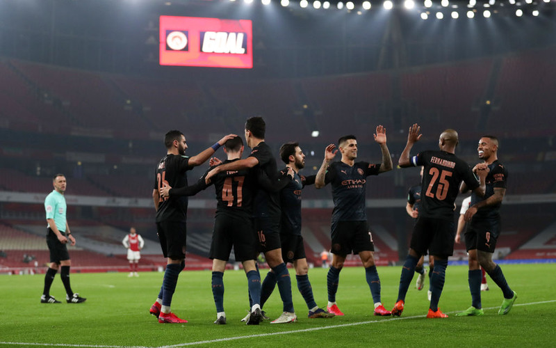 Arsenal 1-4 Manchester City: Holders ease to victory to reach Carabao Cup semi-finals