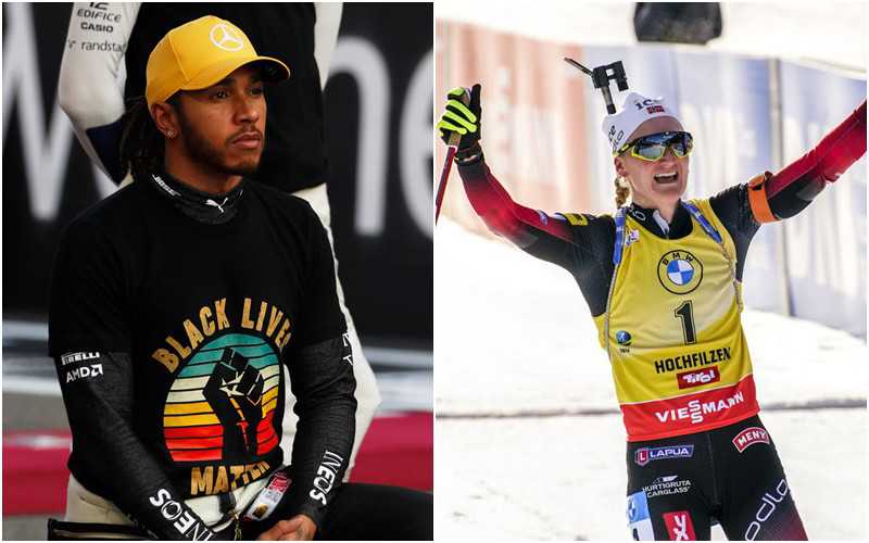 “The Team” names Lewis Hamilton and Marte Olsbu Roeiseland as its 2020 World Champions Champions