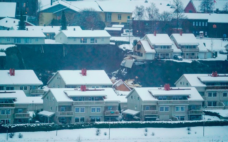 Norway: 21 missing after a landslide in Ask
