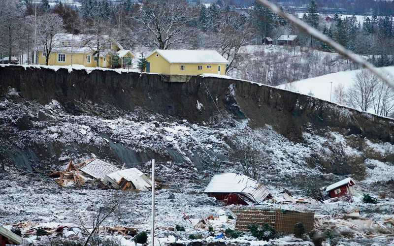 Norway: Another landslide in Ask. The rescue operation was interrupted