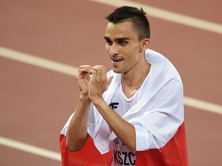 Adam Kszczot of Poland won 800 meters race in Stockholm