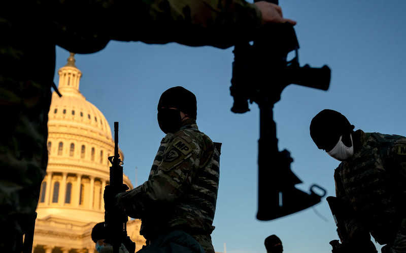 Washington mobilizes a massive troop buildup in the capital ahead of Biden inauguration