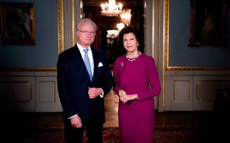 King Carl XVI Gustaf and Queen Silvia of Sweden receive first dose of the COVID-19 vaccine