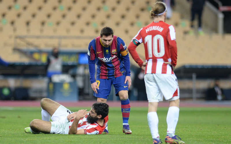Messi zawieszony na dwa mecze za uderzenie zawodnika Athletic Bilbao