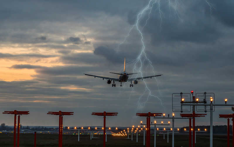 At the airport in Gdańsk, planes can land in difficult weather conditions