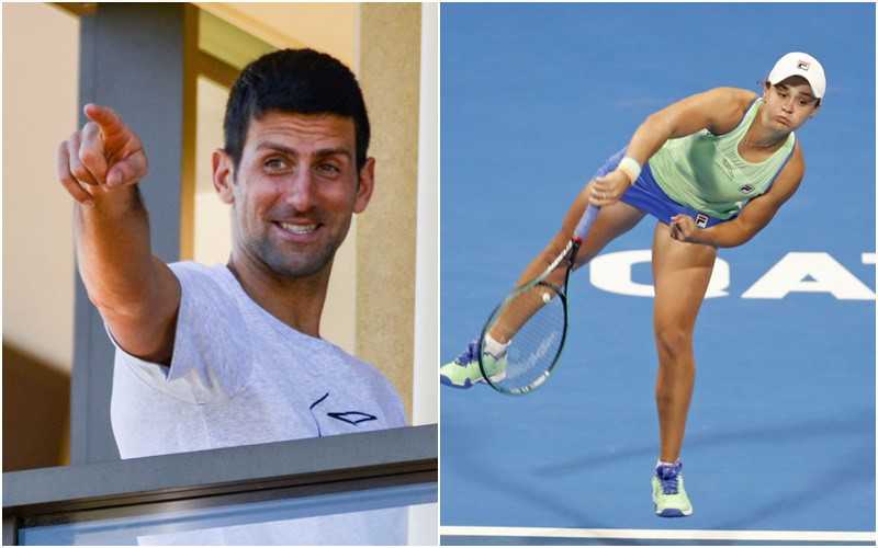 Djokovic and Barty still undefeated in the ATP and WTA rankings