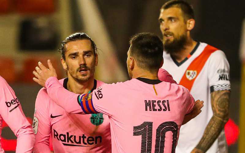 Copa del Rey: Messi marks return with goal as Barcelona earn comeback win over Rayo Vallecano