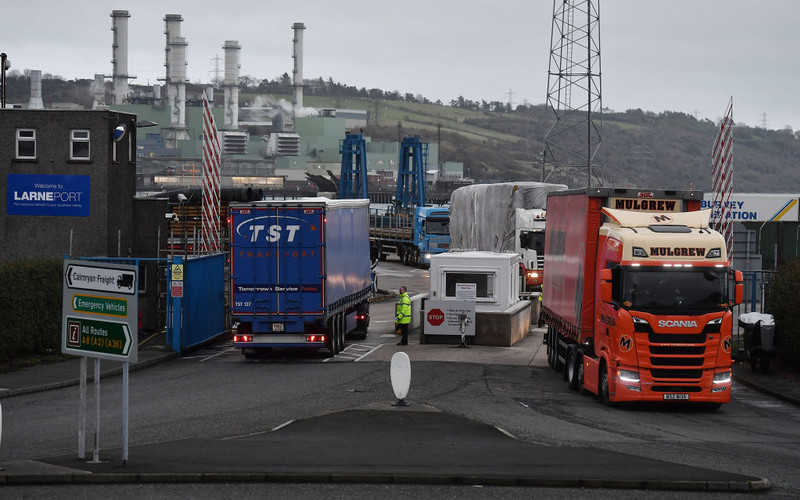 Port inspections in Northern Ireland were suspended after the threats