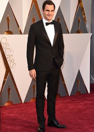 Federer Attends 2016 Oscars In Hollywood