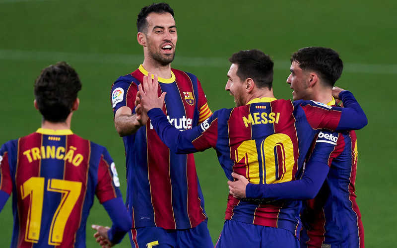 Messi led Barcelona to victory over Betis