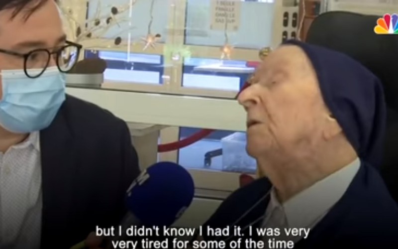 116-year-old French nun survives Covid-19