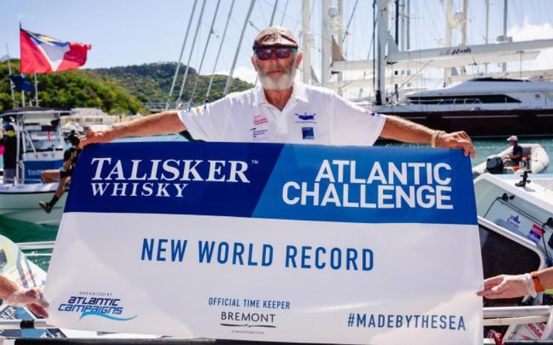 70-letni Brytyjczyk najstarszym wioślarzem, który samotnie przepłynął Atlantyk