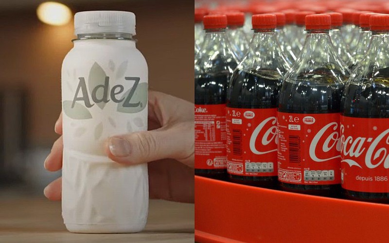 Coca-Cola company trials first paper bottle
