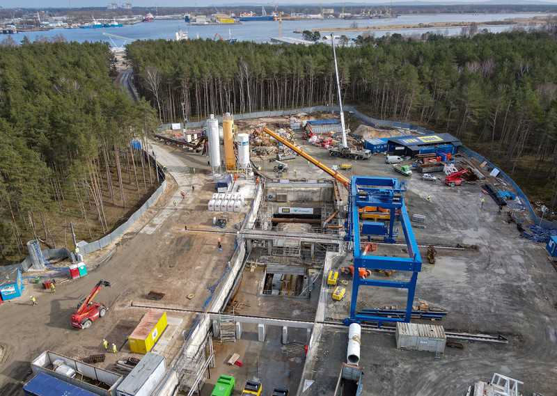 The drilling of the tunnel in Świnoujście has started