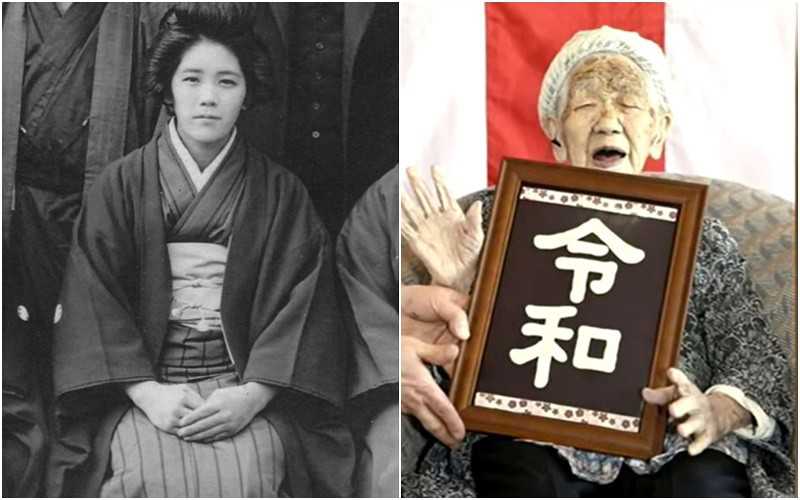 Tokyo: The world's oldest inhabitant, 118-year-old Tanaka,  in the relay
