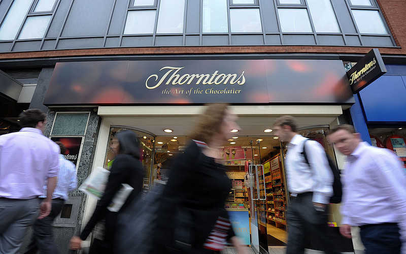 Thorntons zlikwiduje wszystkie sklepy w UK