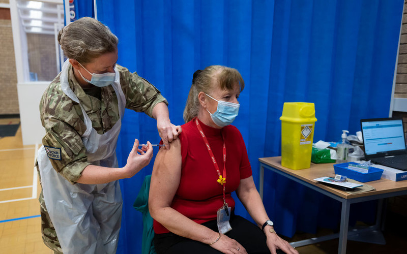 More than 25 million people in the UK have now had their first dose of a coronavirus vaccine