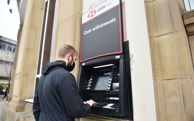 ATM withdrawals drop by £37bn during year of Covid