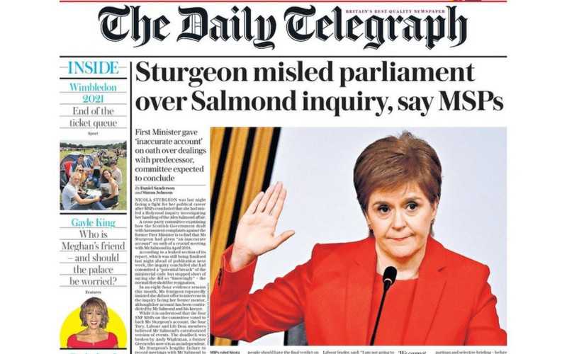 Rośnie presja na szefową rządu Szkocji, by złożyła rezygnację