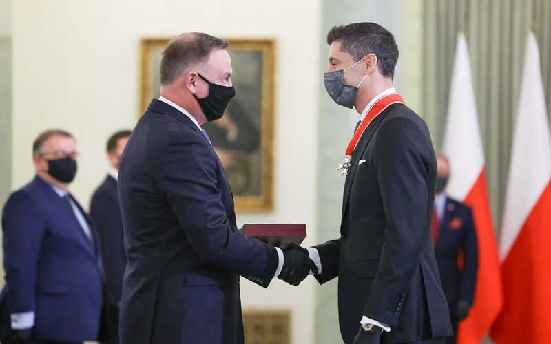 Robert Lewandowski awarded with the Order of Polonia Restituta