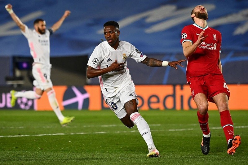 Real Madrid and Manchester City win first quarter-finals of the Champions League