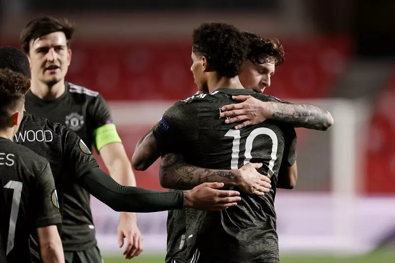 Europa League: Manchester United on course for semis after win at Granada, Slavia hold Arsenal