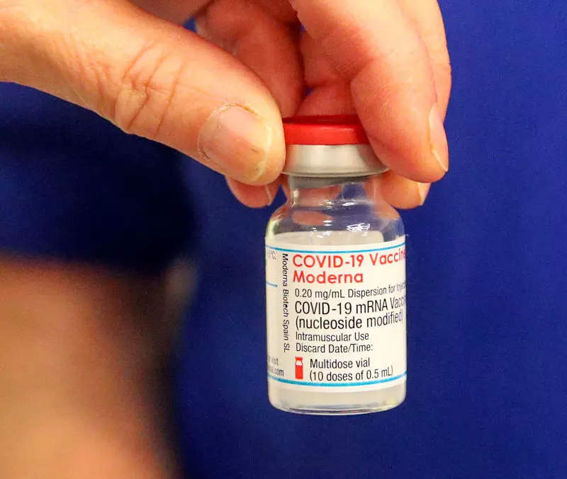 Moderna's Covid-19 vaccine was started in England
