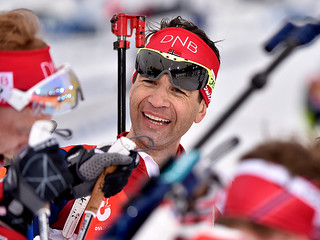 Norway biathlete Ole Einar Bjoerndalen is going to be a father